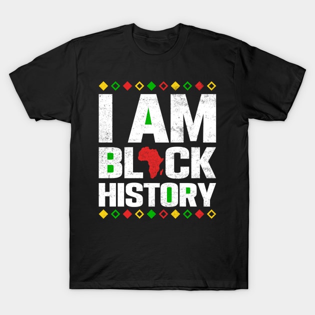 I am black history T-Shirt by UrbanLifeApparel